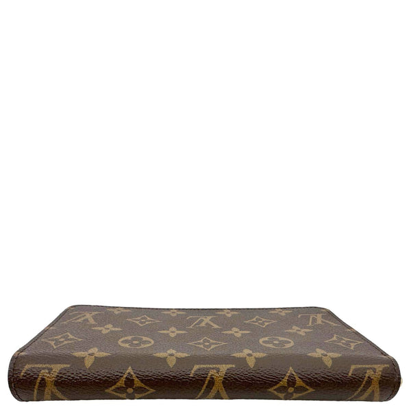 LOUIS VUITTON Monogram Canvas Zippy Wallet Brown
