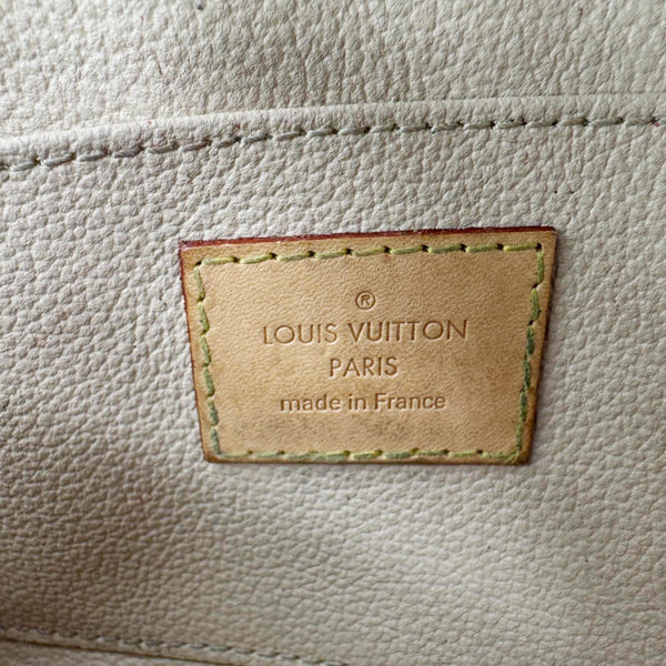 LOUIS VUITTON Monogram Canvas Cosmetic Pouch Brown