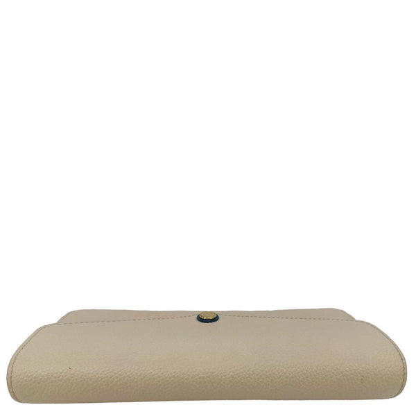 LOUIS VUITTON Sarah Monogram Empreinte Leather Wallet Beige