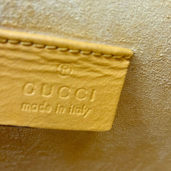 GUCCI Dionysus Small GG Supreme Canvas Shoulder Bag Yellow 400249
