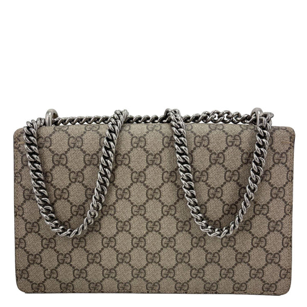 GUCCI Dionysus Small GG Supreme Canvas Shoulder Bag Yellow 400249