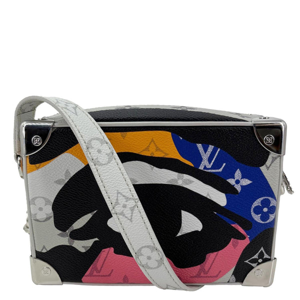 LOUIS VUITTON Soft Trunk Mini Monogram Patchwork Crossbody Bag Multicolor