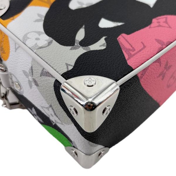 LOUIS VUITTON Soft Trunk Mini Monogram Patchwork Crossbody Bag Multicolor