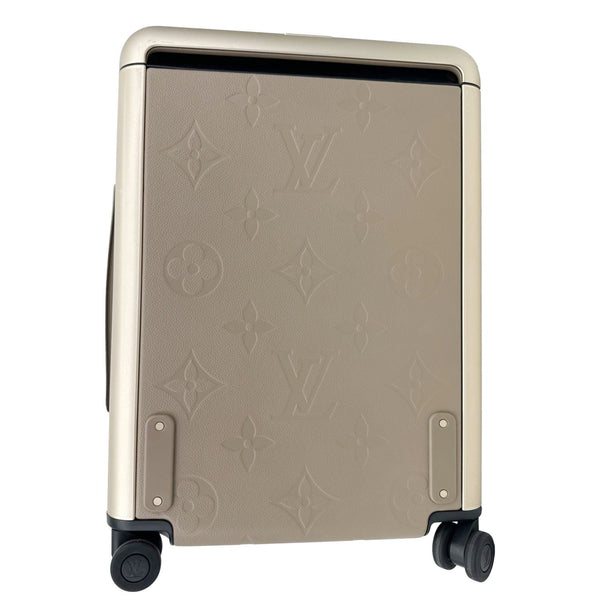 LOUIS VUITTON Horizon 55 Giant Monogram Empreinte Leather Carry On Suitcase Beige