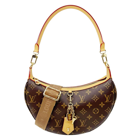 LOUIS VUITTON Looping Monogram Canvas Shoulder Bag Brown