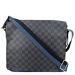 LOUIS VUITTON District MM Damier Graphite Messenger Bag Black