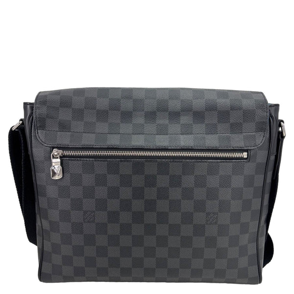 LOUIS VUITTON District MM Damier Graphite Messenger Bag Black