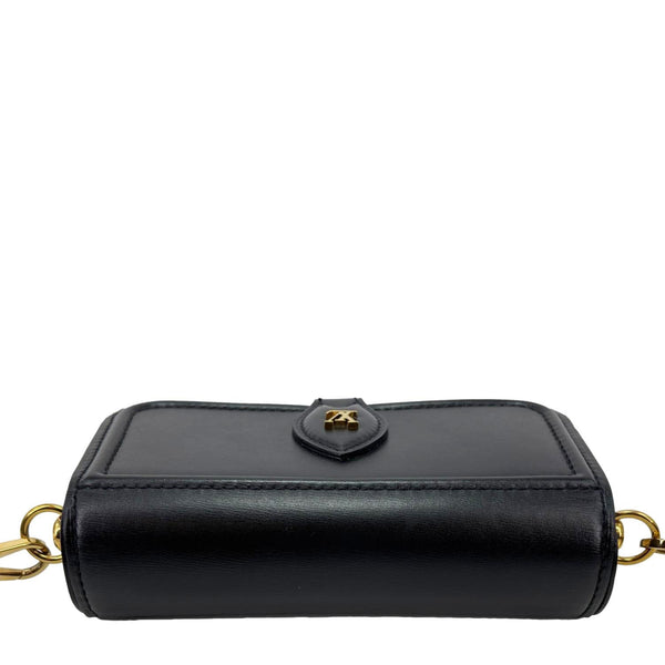LOUIS VUITTON Officier Pouch Calfskin Leather Shoulder Bag Black
