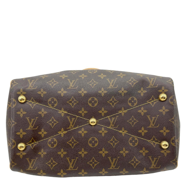LOUIS VUITTON Tivoli GM Monogram Canvas Satchel Bag Brown