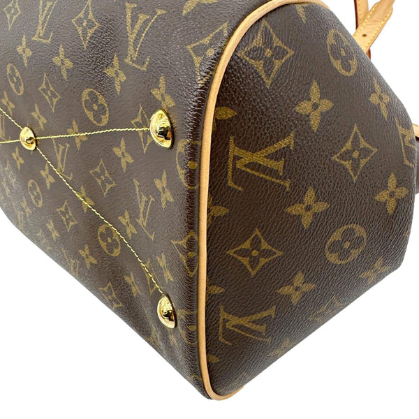 LOUIS VUITTON Tivoli GM Monogram Canvas Satchel Bag Brown
