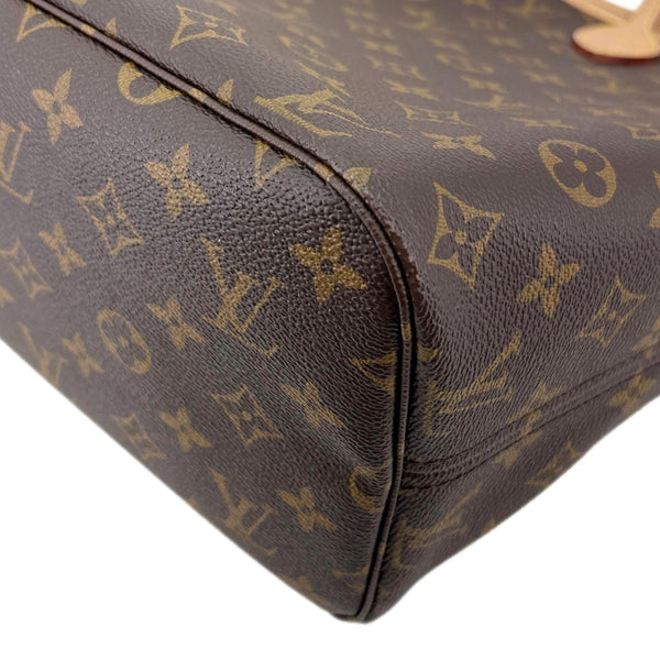 LOUIS VUITTON x Sun Yitian Neverfull MM Rabbit Monogram Canvas Tote Bag Brown