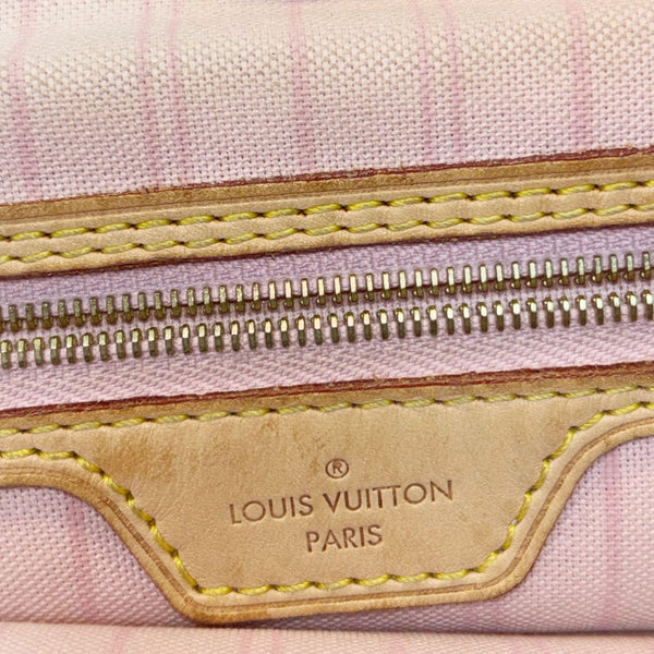 LOUIS VUITTON Delightful Damier Azur Hobo Shoulder Bag White