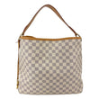 LOUIS VUITTON Delightful Damier Azur Hobo Shoulder Bag White