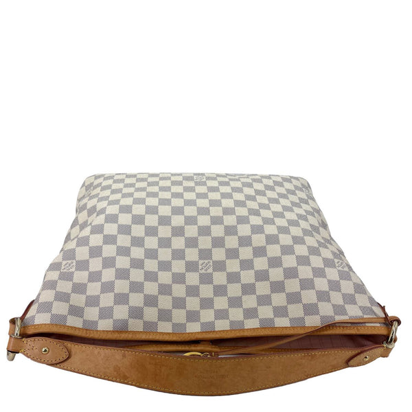 LOUIS VUITTON Delightful Damier Azur Hobo Shoulder Bag White