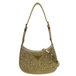 PRADA Cleo Cristal Embellished Satin Shoulder Bag Gold