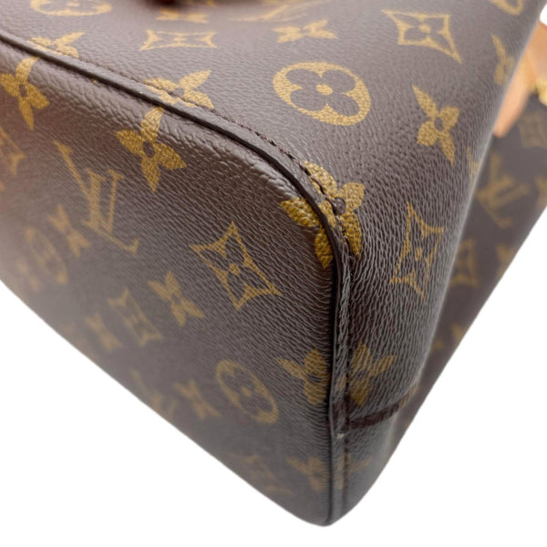 LOUIS VUITTON Neonoe BB Monogram Canvas Bucket Bag Brown