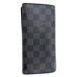LOUIS VUITTON Brazza Monogram Eclipse Bifold Long Wallet Black