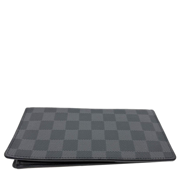 LOUIS VUITTON Brazza Monogram Eclipse Bifold Long Wallet Black