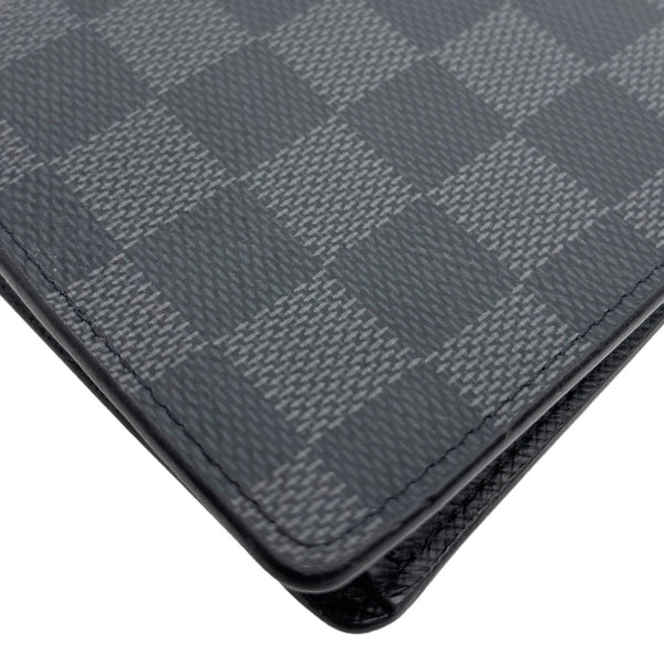 LOUIS VUITTON Brazza Monogram Eclipse Bifold Long Wallet Black