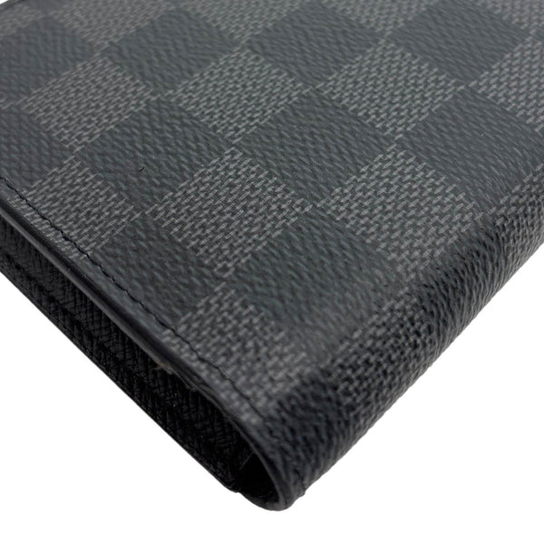 LOUIS VUITTON Brazza Monogram Eclipse Bifold Long Wallet Black
