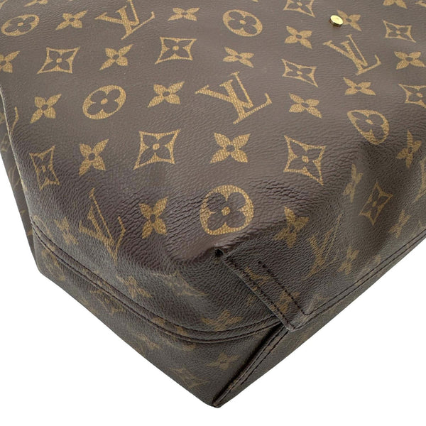 LOUIS VUITTON Atlantis GM Monogram Canvas Shoulder Bag Brown