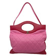 CHANEL Large 31 Shopping Calfskin Leather Shoulder Bag Pink