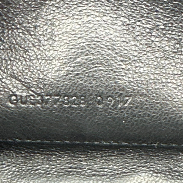 YVES SAINT LAURENT Cassandra Matelasse Grain De Poudre Chain Wallet Black