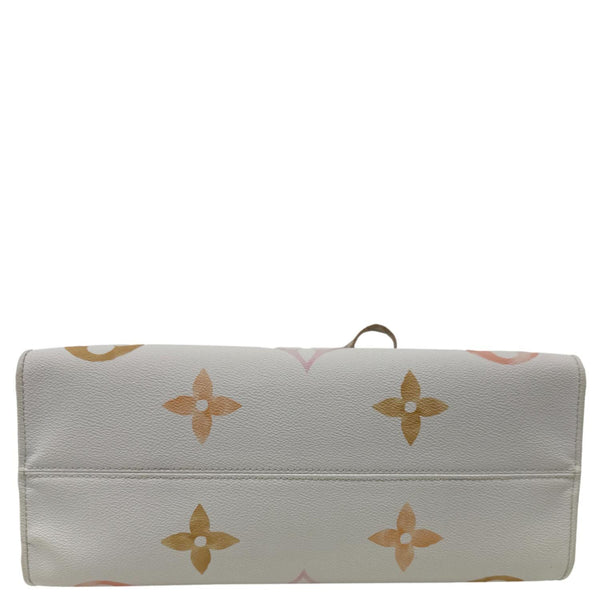 LOUIS VUITTON By the Pool OnTheGo MM Monogram Coated Canvas Tote Bag White