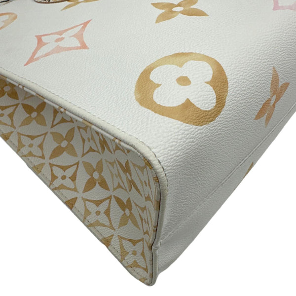 LOUIS VUITTON By the Pool OnTheGo MM Monogram Coated Canvas Tote Bag White