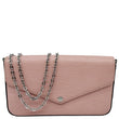 LOUIS VUITTON Felicie Pochette Epi Leather Crossbody Bag Pink
