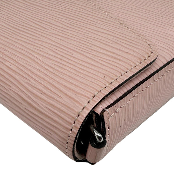 LOUIS VUITTON Felicie Pochette Epi Leather Crossbody Bag Pink