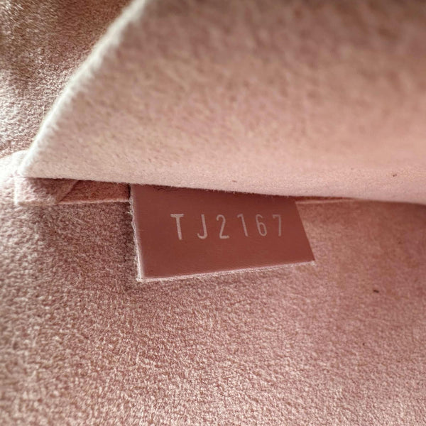 LOUIS VUITTON Felicie Pochette Epi Leather Crossbody Bag Pink