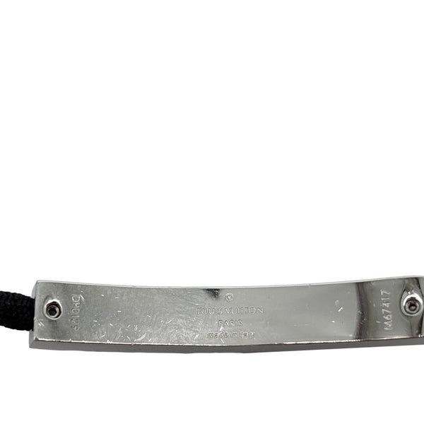 LOUIS VUITTON Space Nylon Bracelet Black