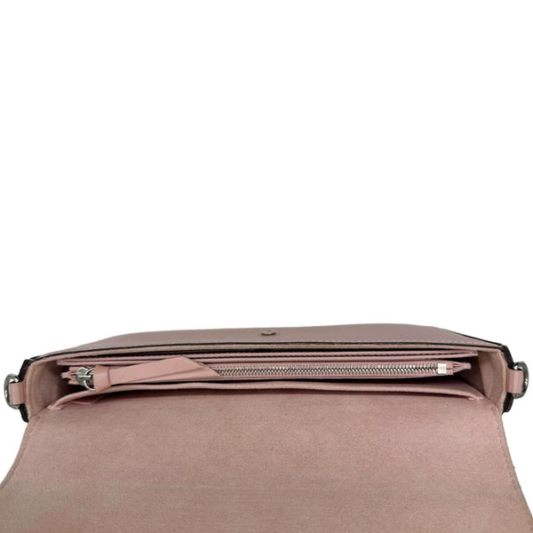 LOUIS VUITTON Felicie Pochette Epi Leather Crossbody Bag Pink