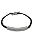 LOUIS VUITTON Space Nylon Bracelet Black