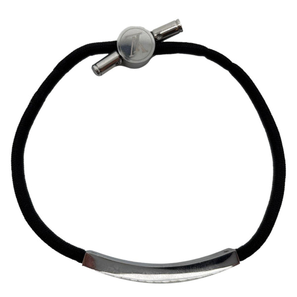 LOUIS VUITTON Space Nylon Bracelet Black