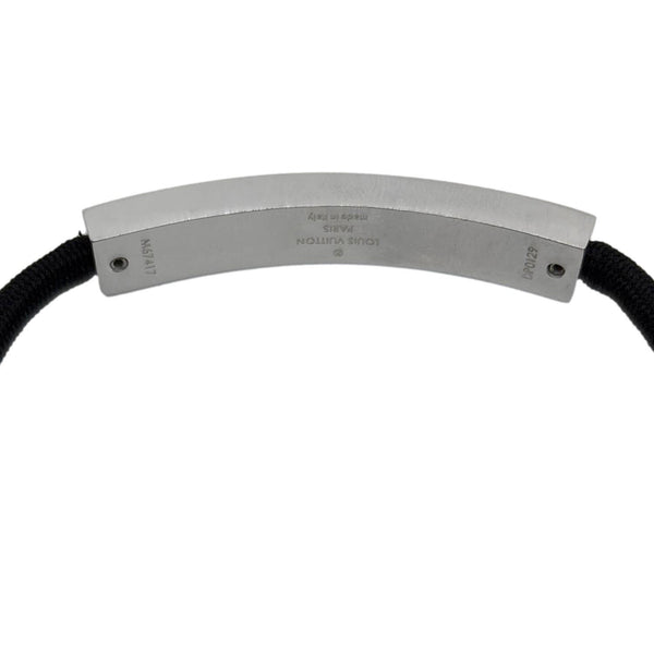 LOUIS VUITTON Space Nylon Bracelet Black