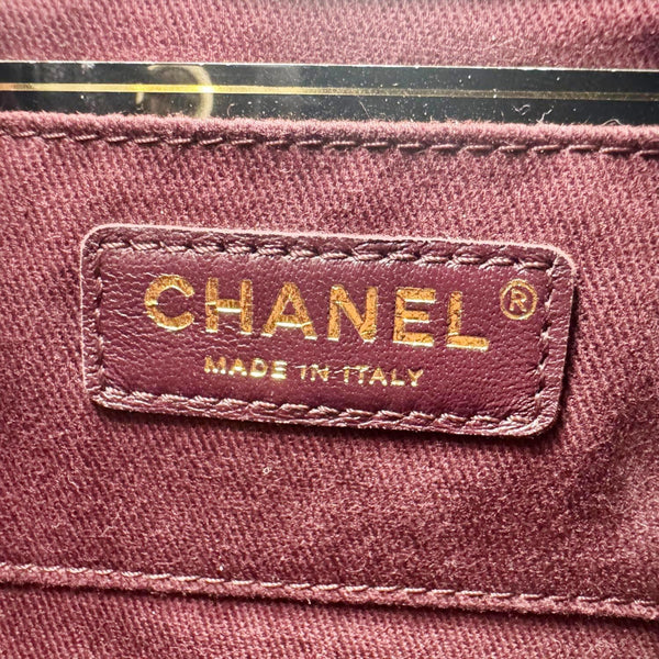 CHANEL Business Affinity Caviar Quilted Leather Drawstring Bucket Bag Black