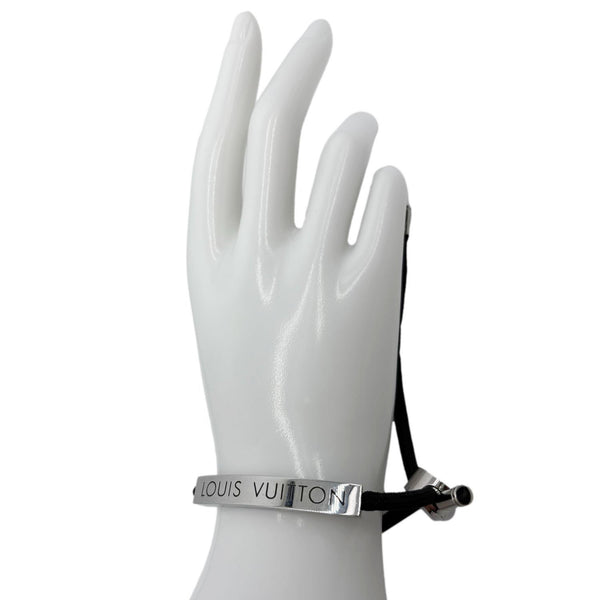 LOUIS VUITTON Space Nylon Bracelet Black