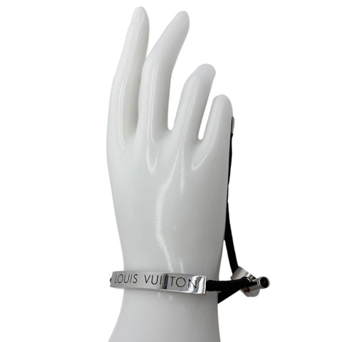 LOUIS VUITTON Space Nylon Bracelet Black