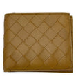 BOTTEGA VENETA Intrecciato Leather Bifold Wallet Brown