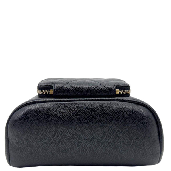 CHANEL Business Affinity Caviar Quilted Leather Drawstring Bucket Bag Black