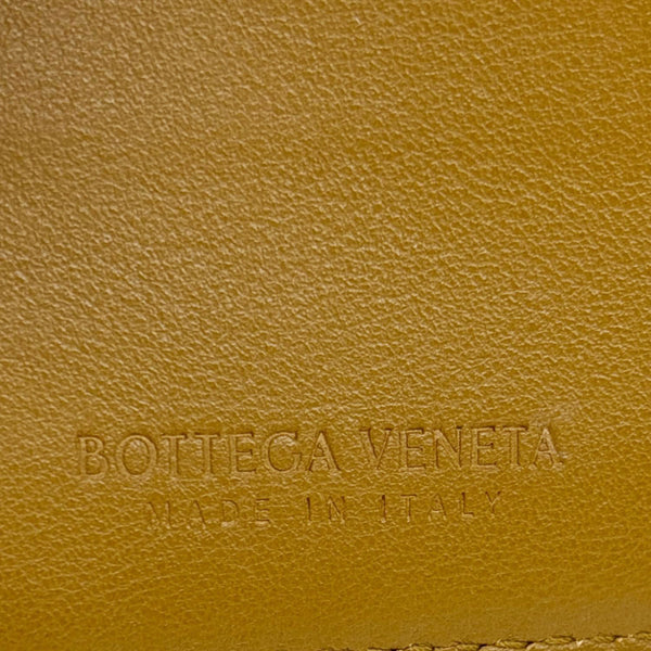 BOTTEGA VENETA Intrecciato Leather Bifold Wallet Brown