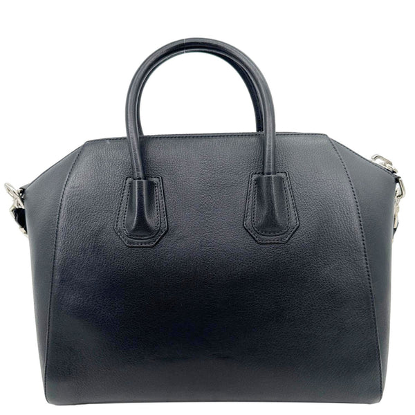 GIVENCHY Antigona Leather Shoulder Bag Black