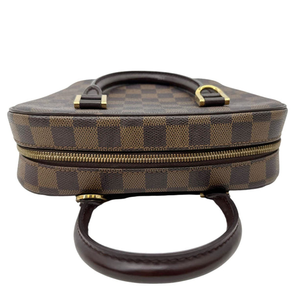 LOUIS VUITTON Sarria Mini Damier Ebene Tote Bag Brown