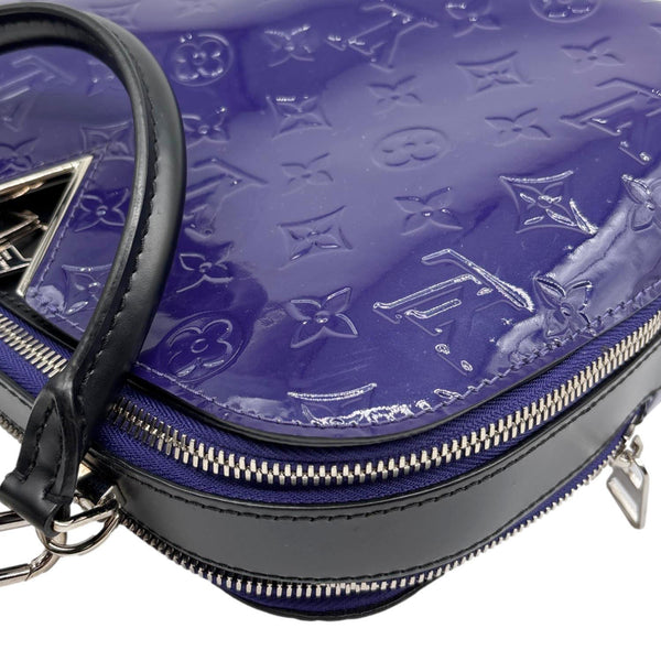 LOUIS VUITTON Melrose Monogram Vernis Shoulder Bag Blueberry