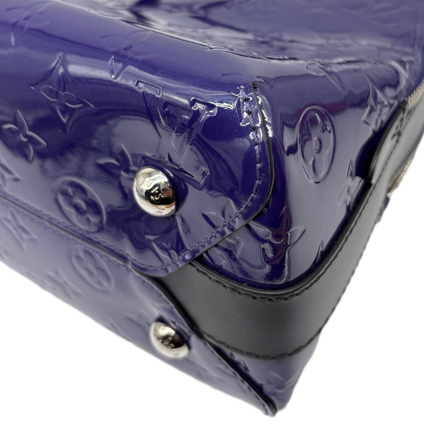LOUIS VUITTON Melrose Monogram Vernis Shoulder Bag Blueberry