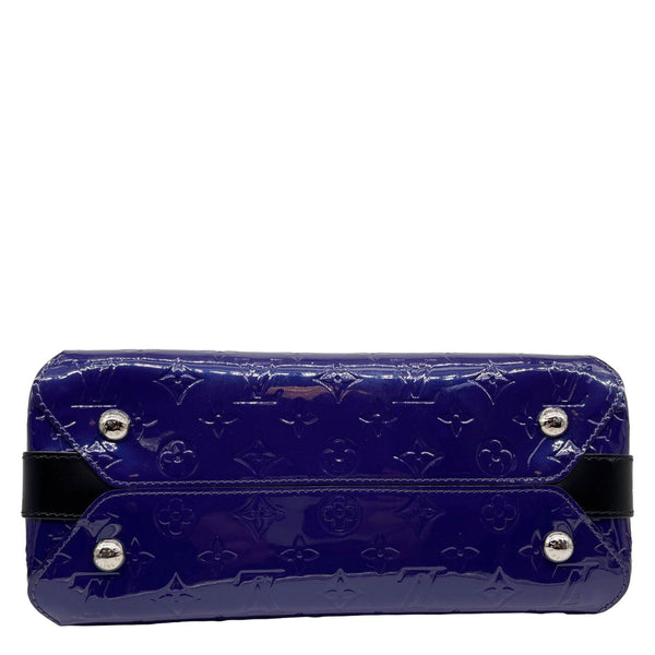 LOUIS VUITTON Melrose Monogram Vernis Shoulder Bag Blueberry