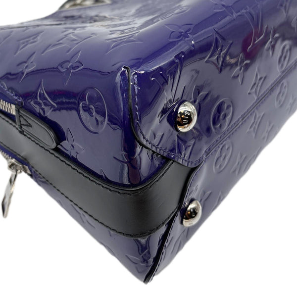 LOUIS VUITTON Melrose Monogram Vernis Shoulder Bag Blueberry