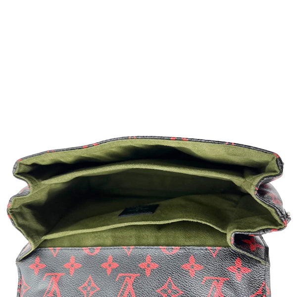 LOUIS VUITTON Metis Pochette Monogram Infrarouge Crossbody Bag Glossy Red